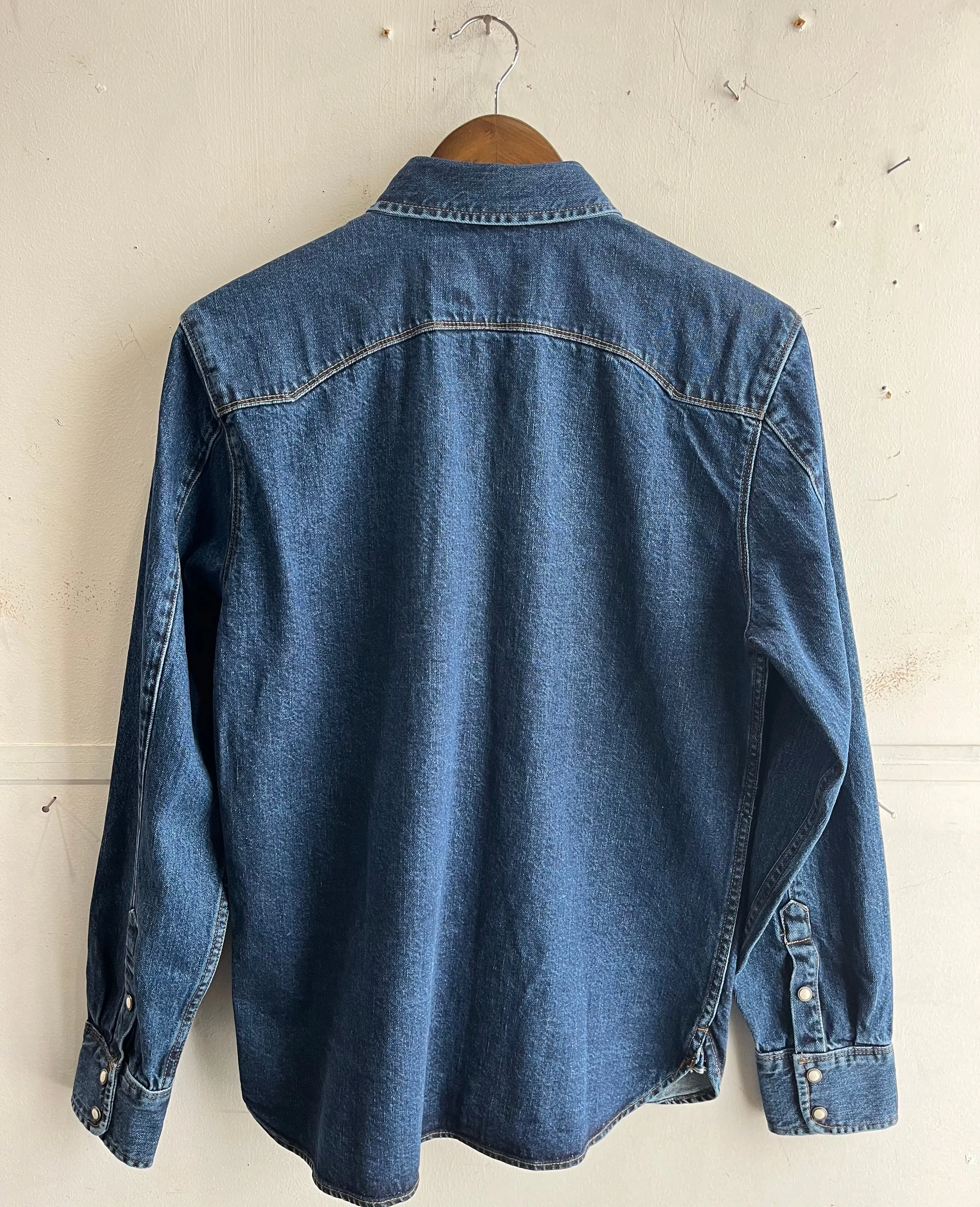 Modern Western Shirt | 11 oz Stone Washed Denim | Freenote Cloth sold by Man Ready product image thumbnail 2