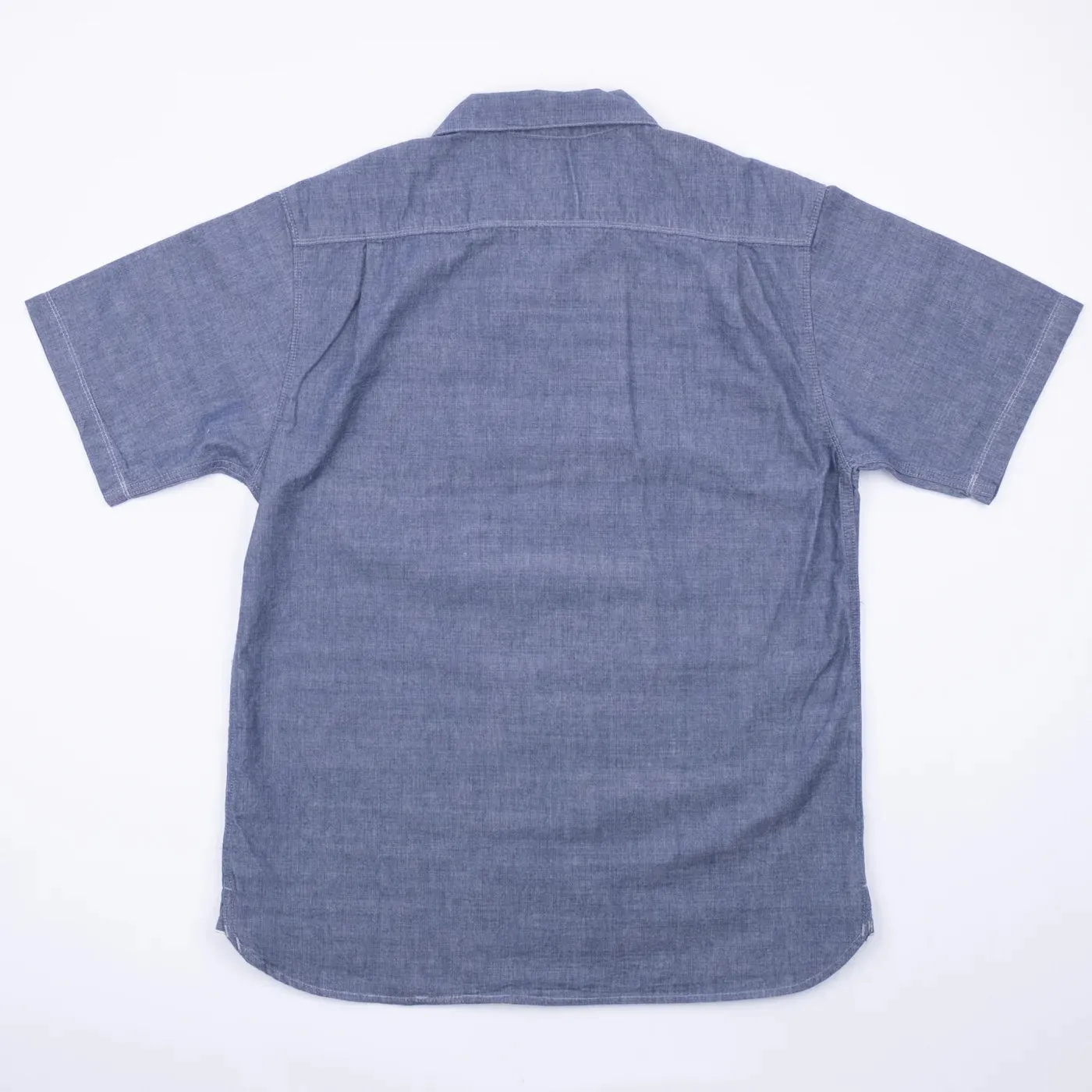 Hawaiian Shirt | Navy Chambray | Freenote Cloth sold by Man Ready product image thumbnail 4
