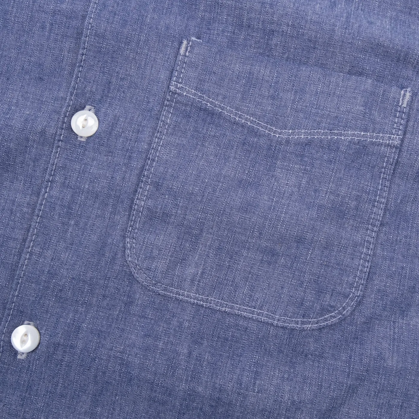 Hawaiian Shirt | Navy Chambray | Freenote Cloth sold by Man Ready product image thumbnail 3