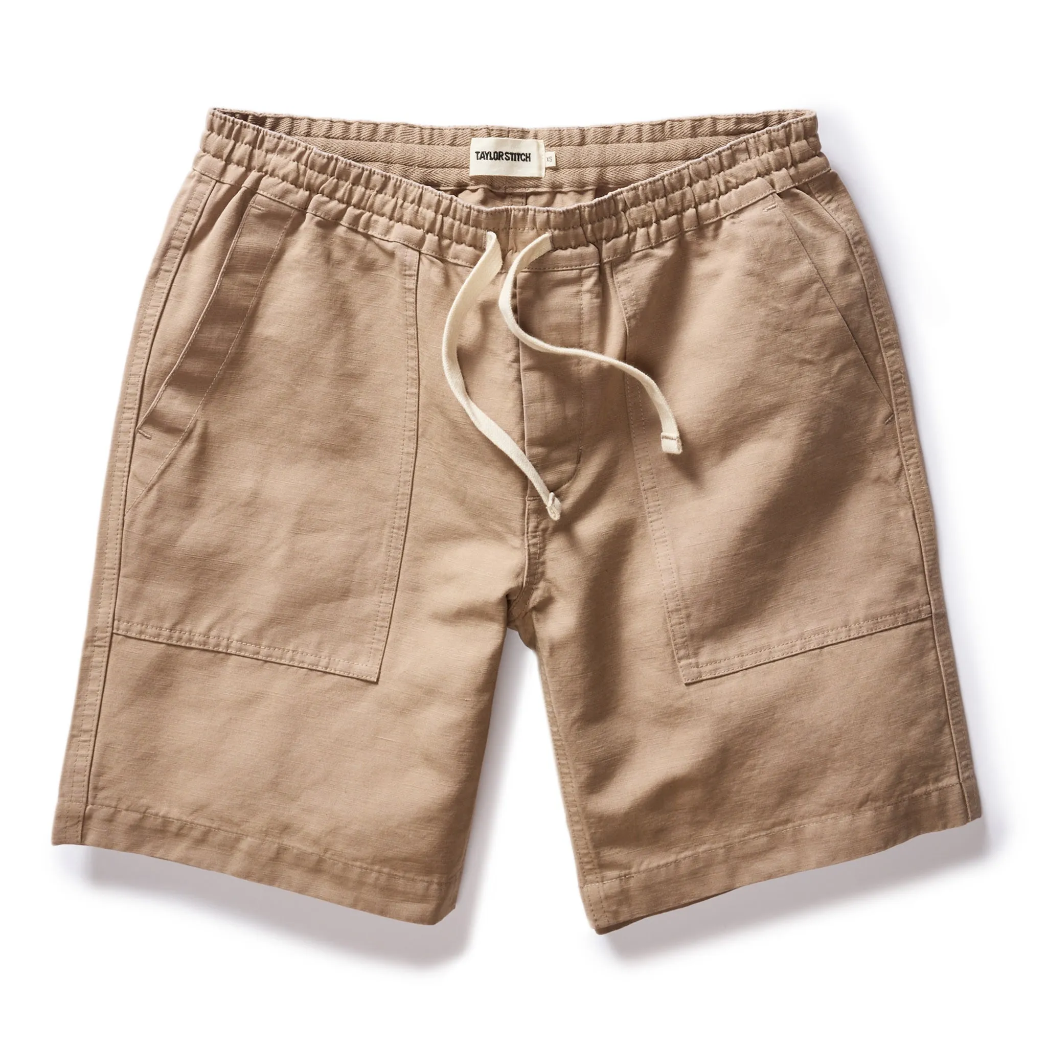 The Apres Trail Short | Dried Earth Slub | Taylor Stitch sold by Man Ready