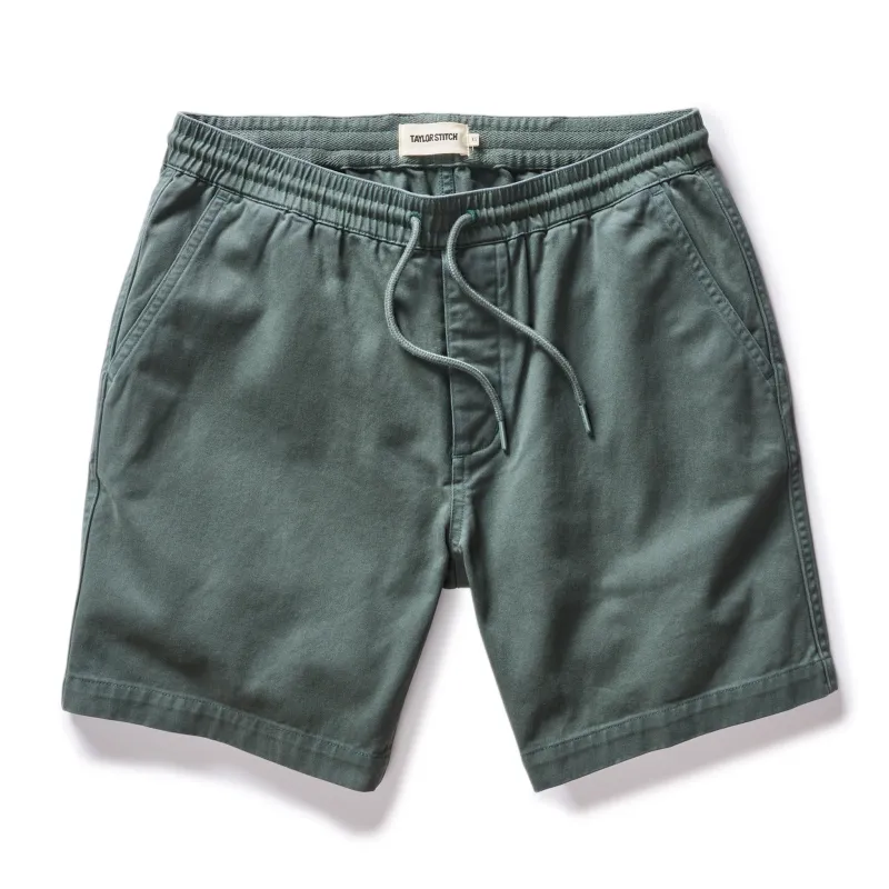 The Apres Short | Organic Deep Sea Foundation Twill | Taylor Stitch sold by Man Ready