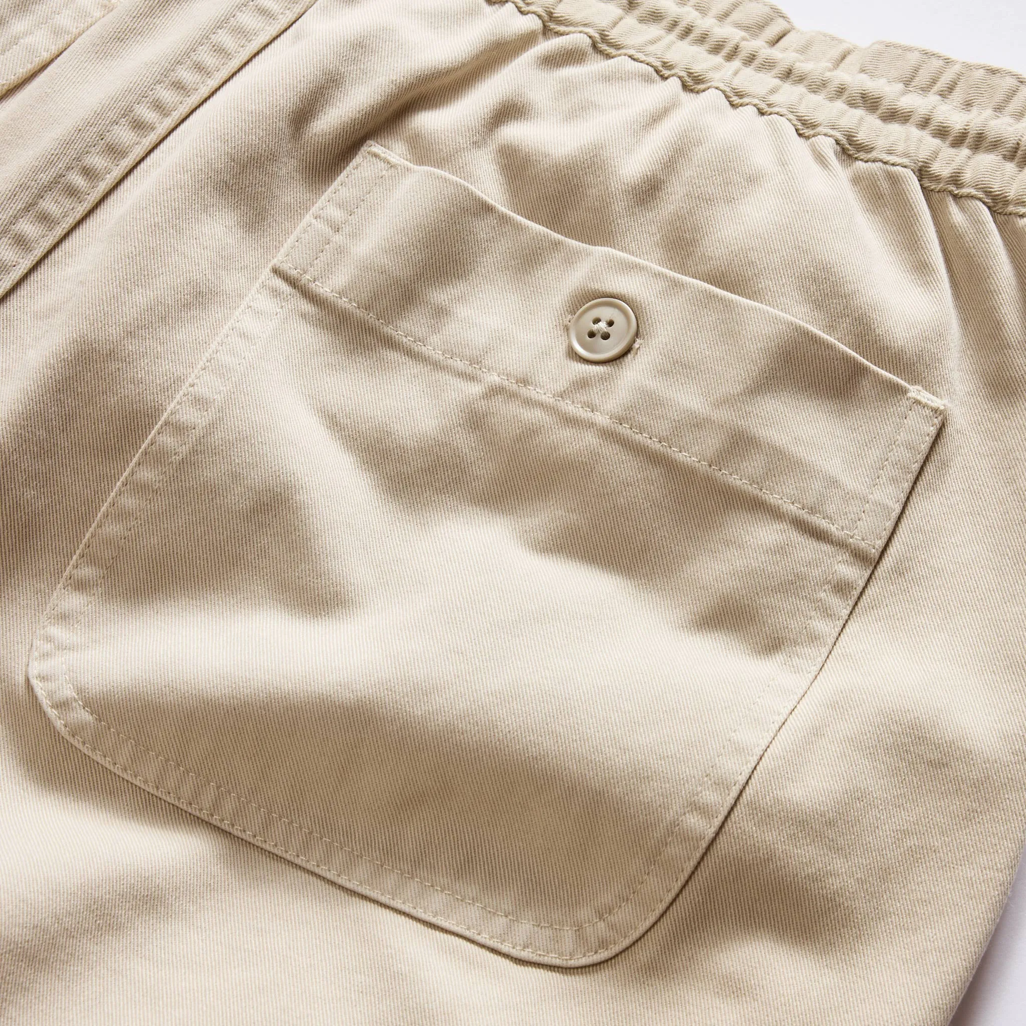 The Apres Short | Organic Aged Stone Foundation Twill | Taylor Stitch sold by Man Ready product image thumbnail 3