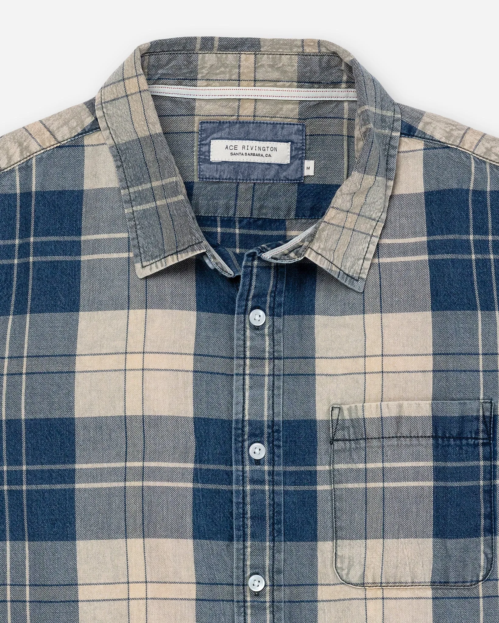 Light Weight Tailored Shirt | Dirty Indigo | Ace Rivington sold by Man Ready product image thumbnail 2