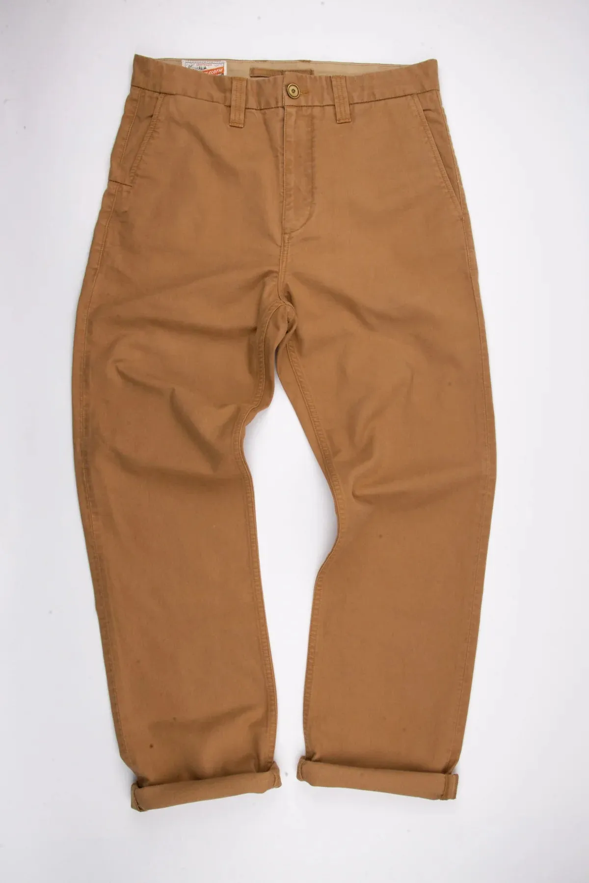 Deck Pant | Khaki | Freenote Cloth sold by Man Ready