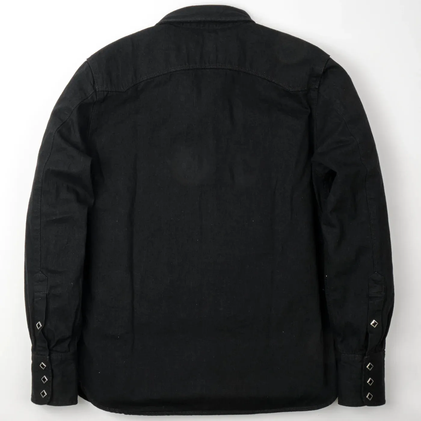 Calico Shirt | 9 oz Black Denim | Freenote Cloth sold by Man Ready product image thumbnail 2
