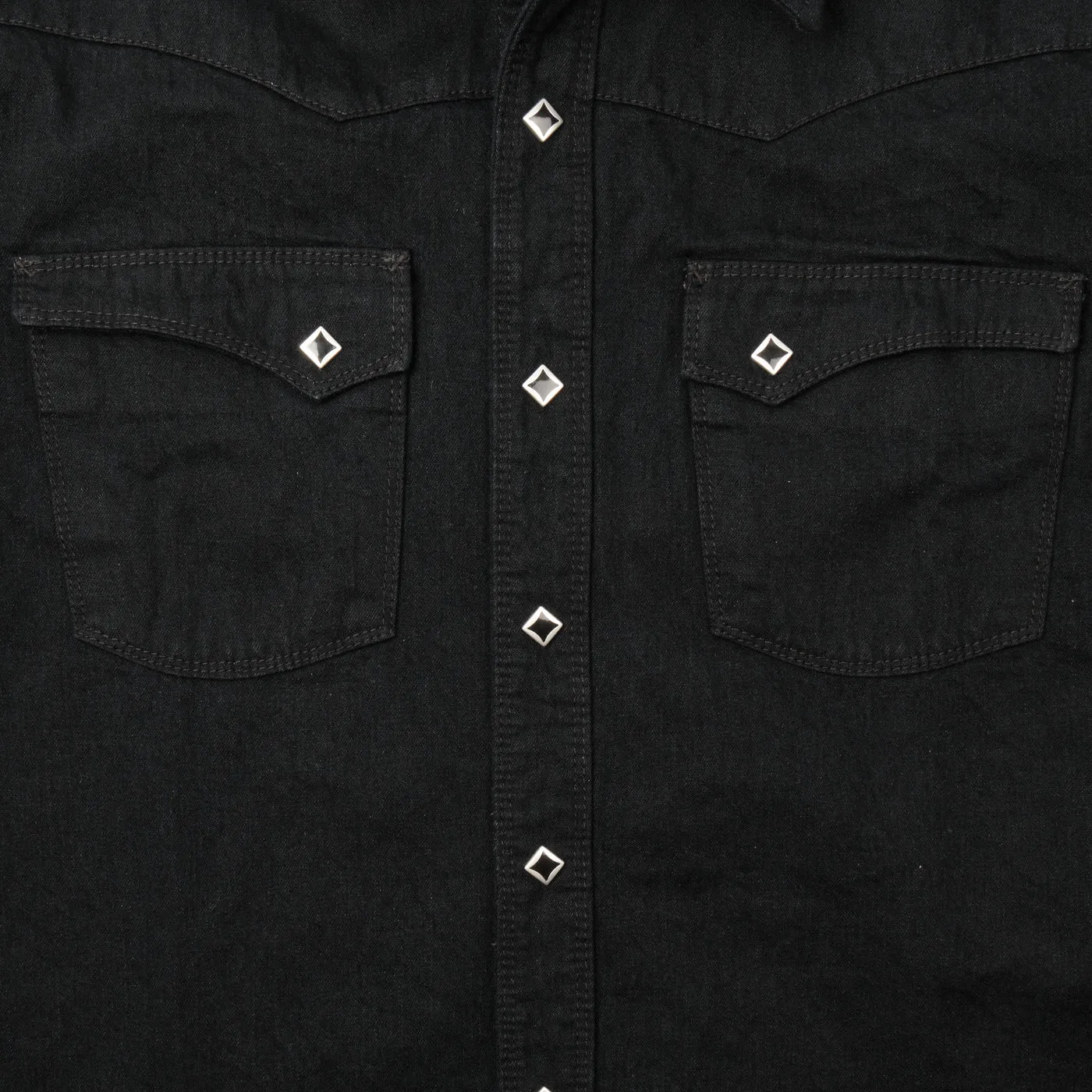Calico Shirt | 9 oz Black Denim | Freenote Cloth sold by Man Ready product image thumbnail 3