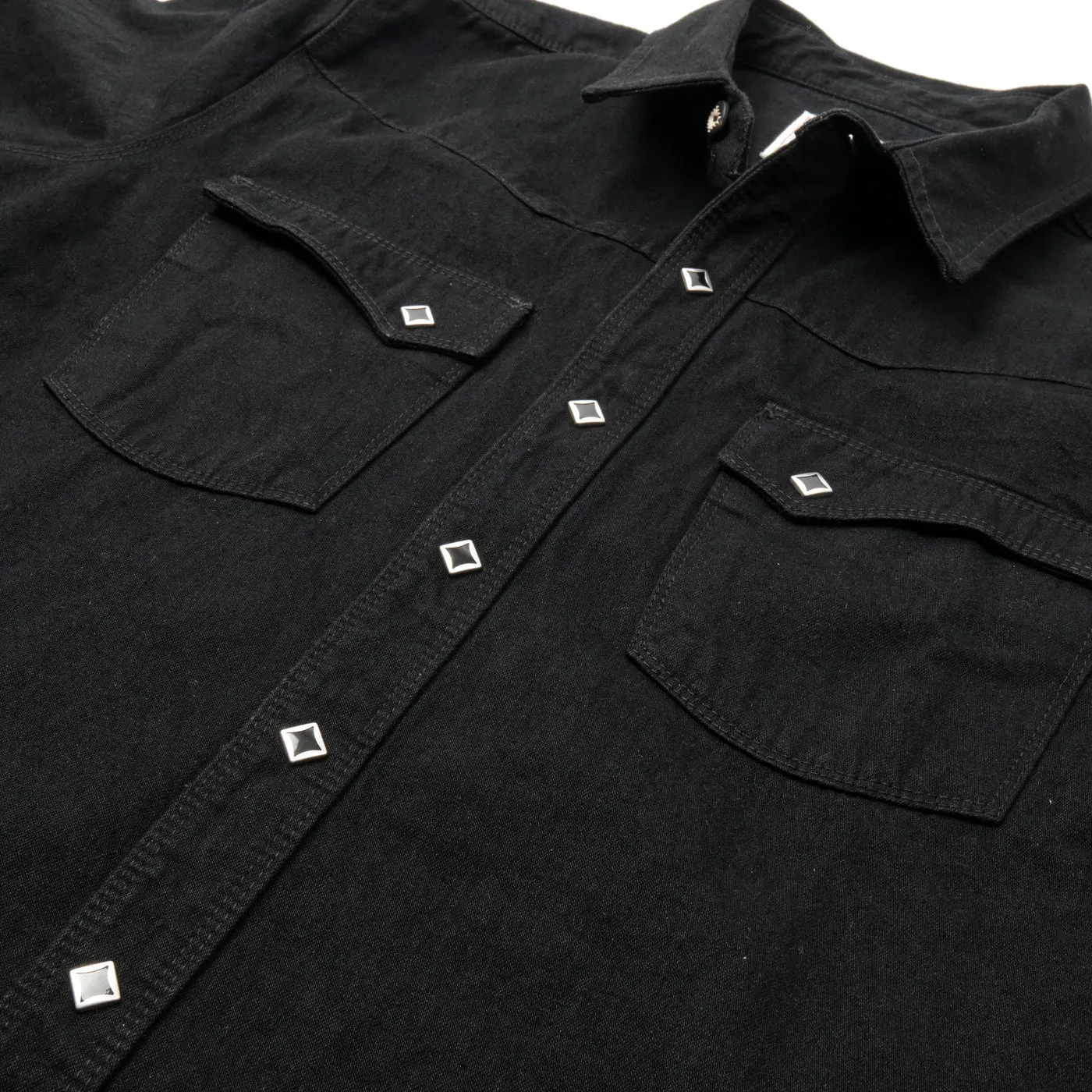 Calico Shirt | 9 oz Black Denim | Freenote Cloth sold by Man Ready product image thumbnail 4