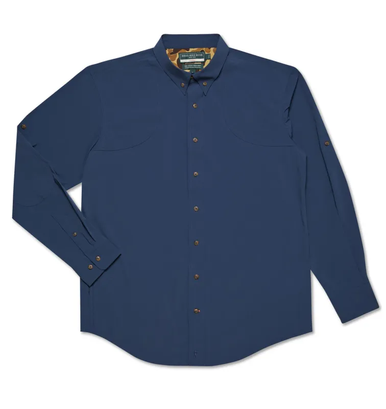 Active+ Field Shirt | Midnight Blue | Ball and Buck made by Man Ready
