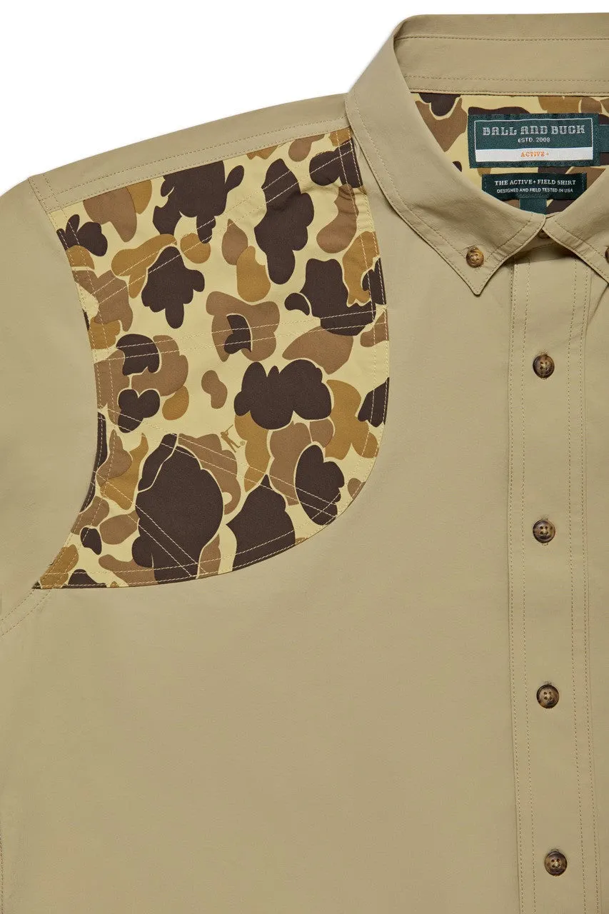 Active+ Field Shirt | Desert Tan | Ball and Buck sold by Man Ready product image thumbnail 4
