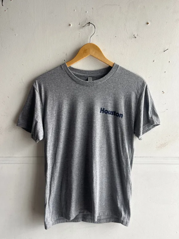 Graphic Tee | Houston Home Plate | Heather Grey | Manready Mercantile sold by Man Ready
