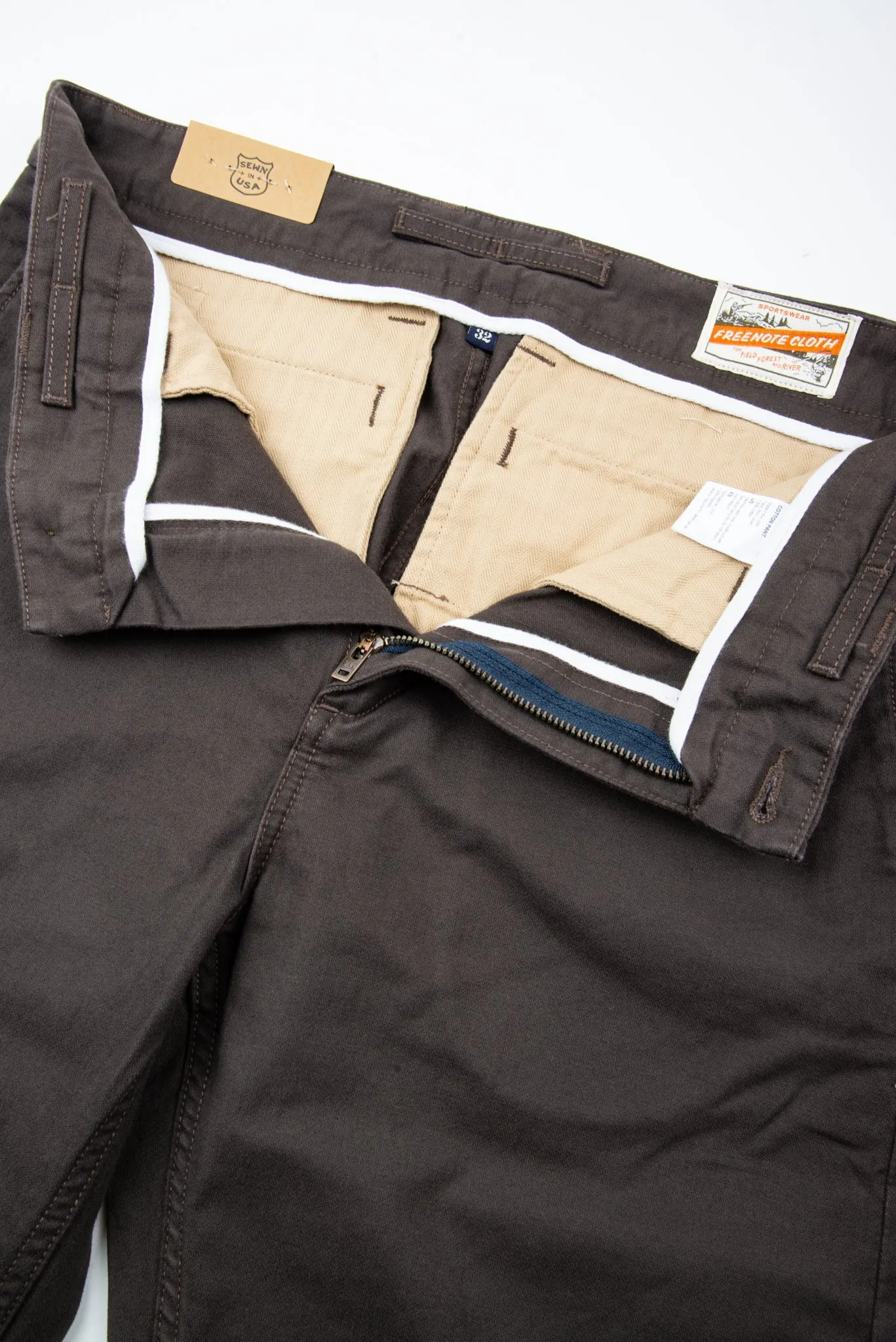 Deck Pant | Bark | Freenote Cloth sold by Man Ready product image thumbnail 5
