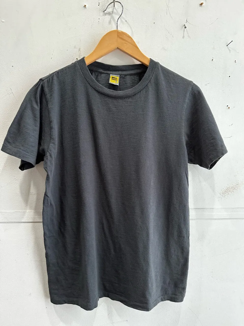 Rolled Tee | Black | Velva Sheen sold by Man Ready