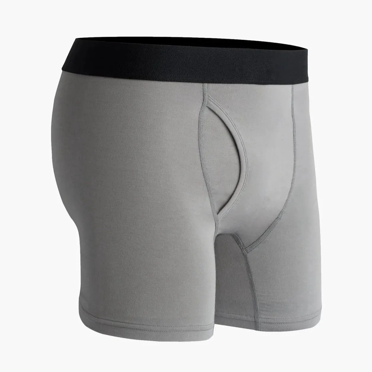Lewis Boxer Brief | Grey | Richer Poorer sold by Man Ready