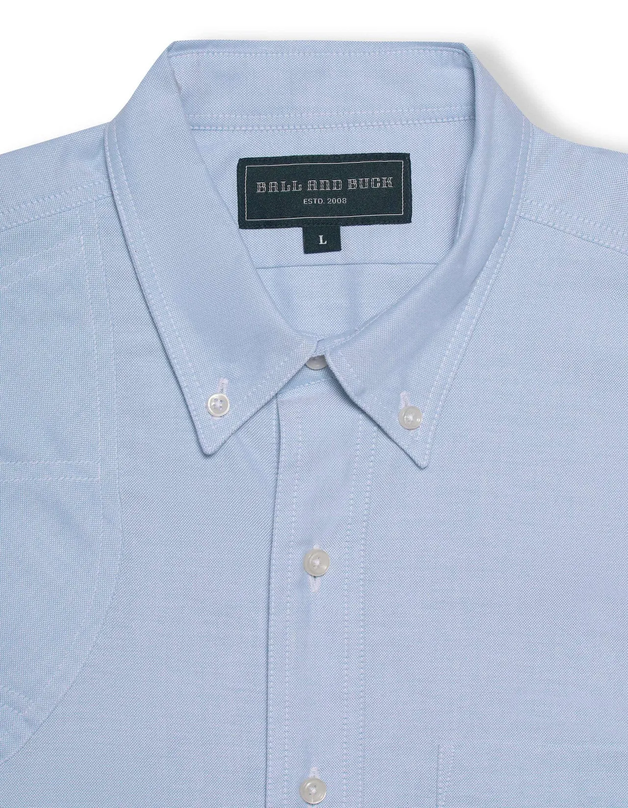 Sportsman Shirt | Blue Oxford | Ball and Buck sold by Man Ready product image thumbnail 2