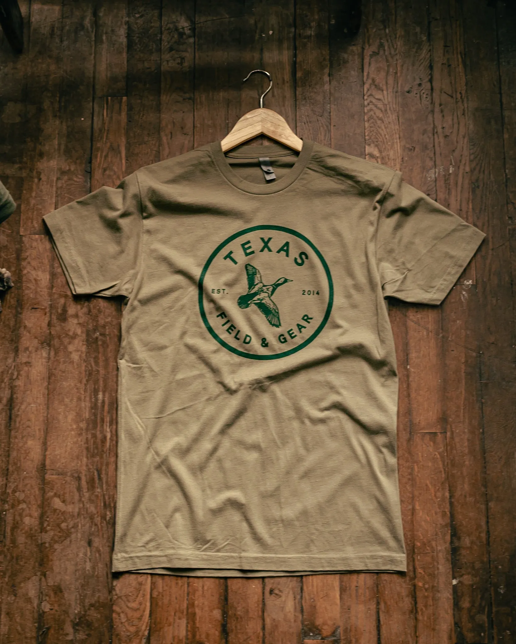 Graphic Tee | Field & Gear | Light Olive | Manready Mercantile sold by Man Ready