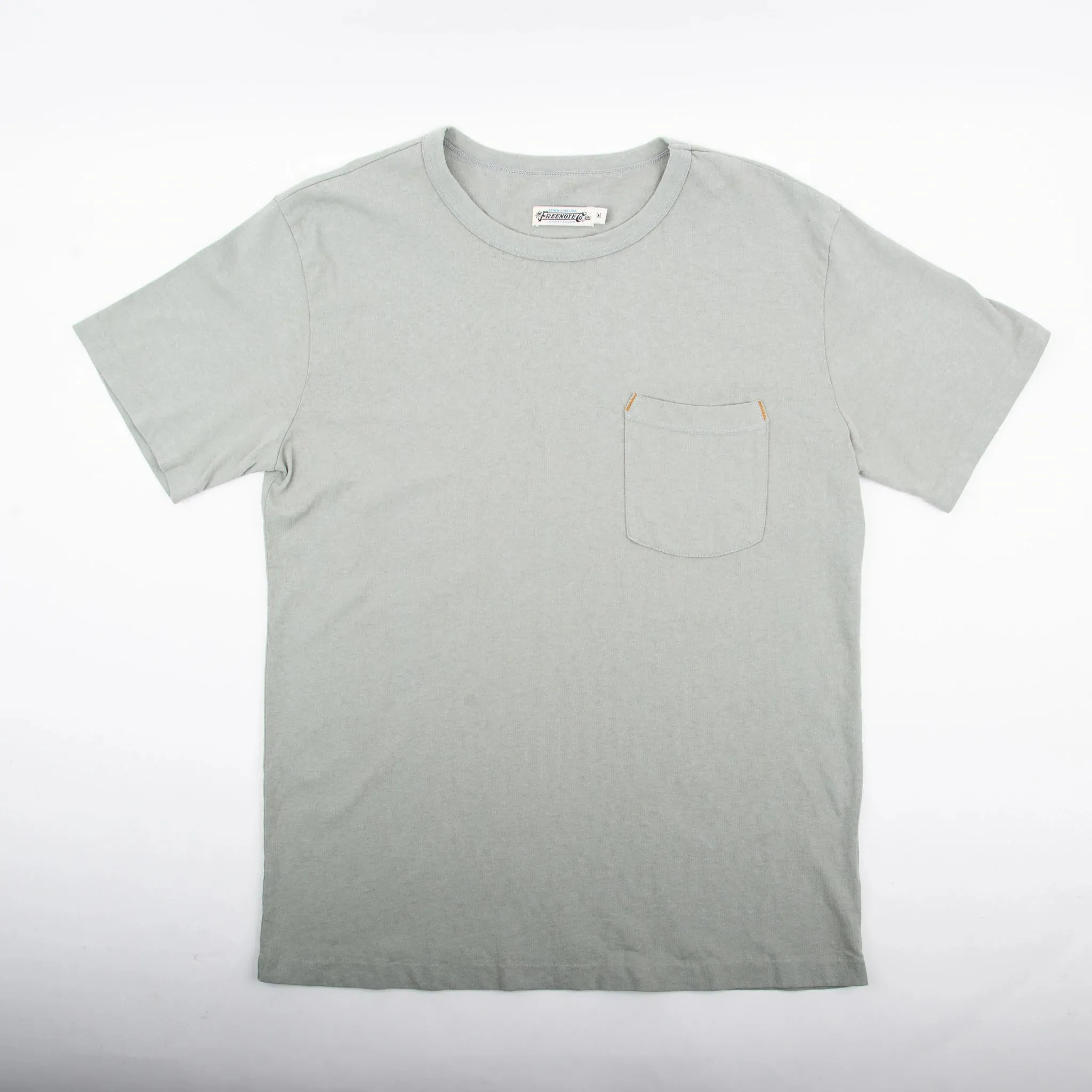 9 oz Pocket Tee | Sage | Freenote Cloth sold by Man Ready