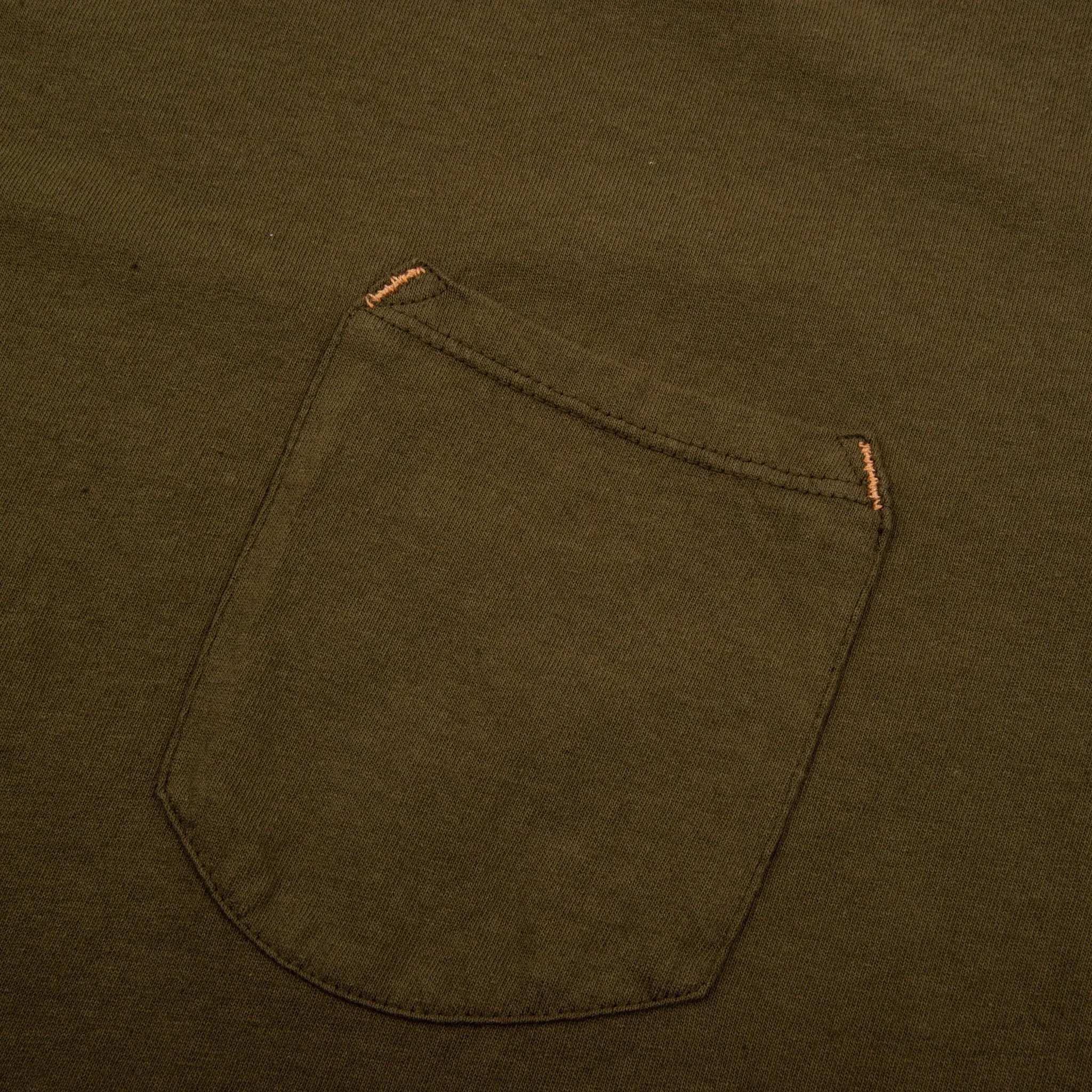 9 oz Pocket Tee | Olive | Freenote Cloth sold by Man Ready product image thumbnail 3