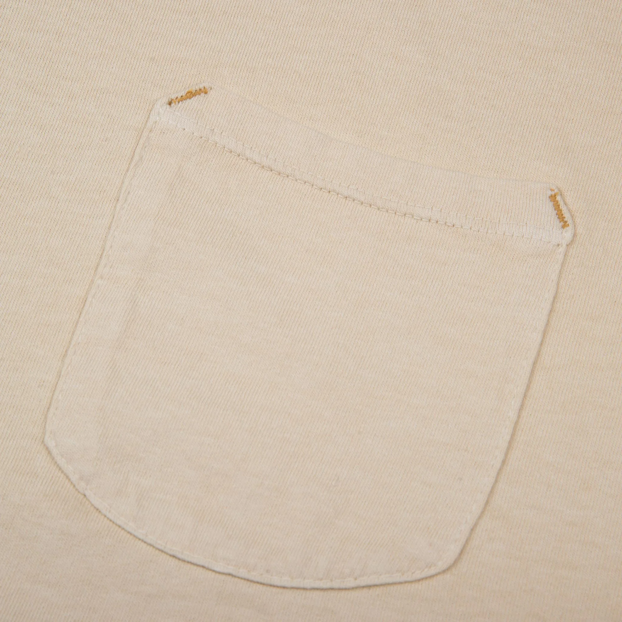 9 oz Pocket Tee | Cream | Freenote Cloth sold by Man Ready product image thumbnail 2