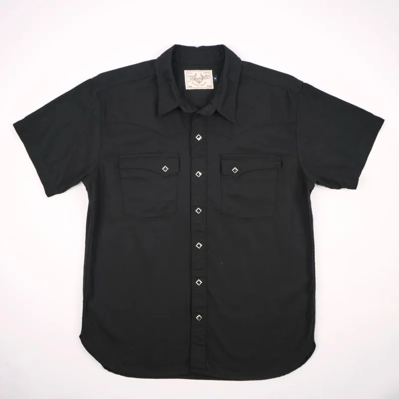 Calico S/S Shirt | Black | Freenote Cloth sold by Man Ready