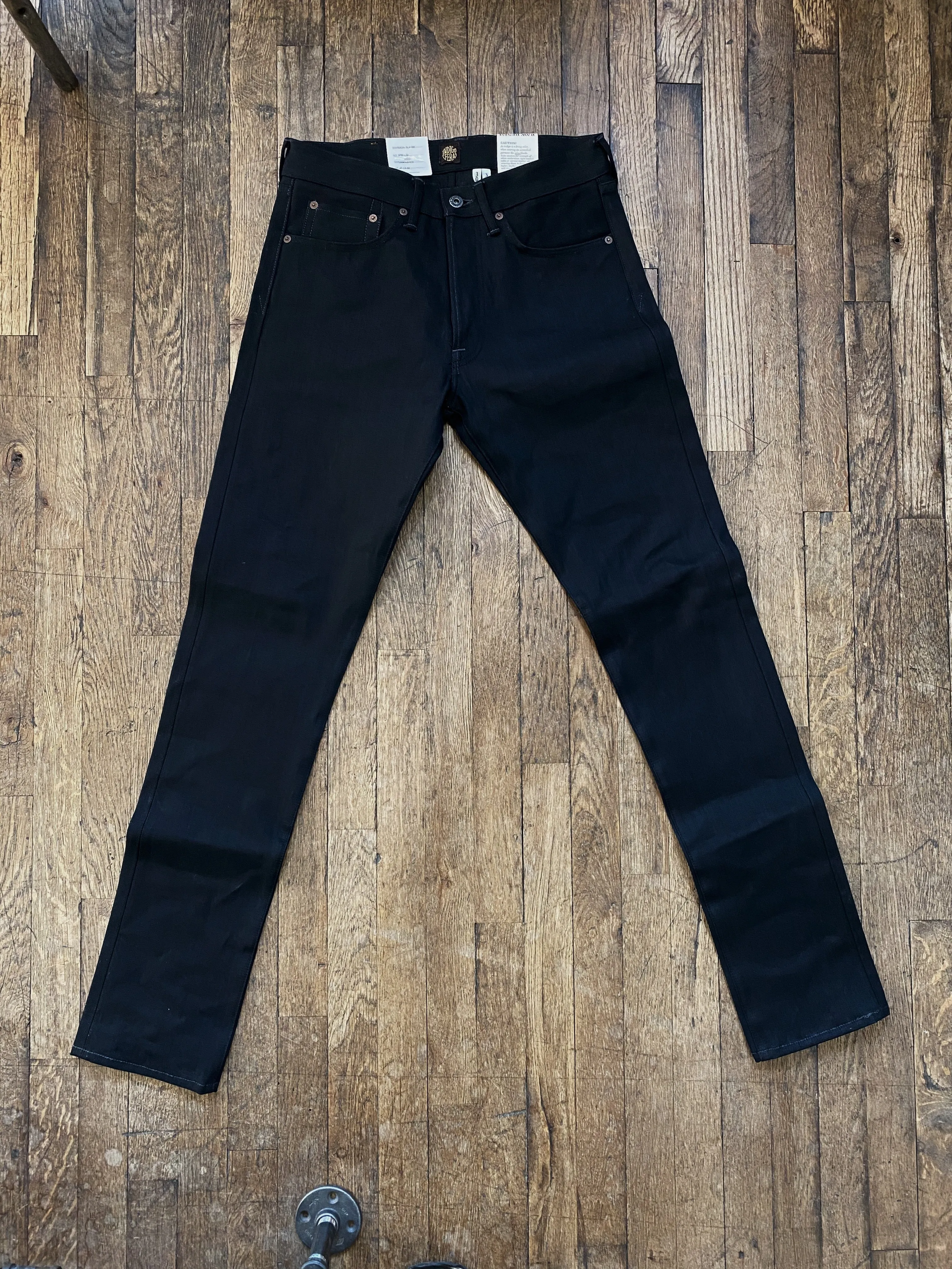 Nash Jeans | Gunpowder 14 oz Black | Indigofera sold by Man Ready product image thumbnail 4
