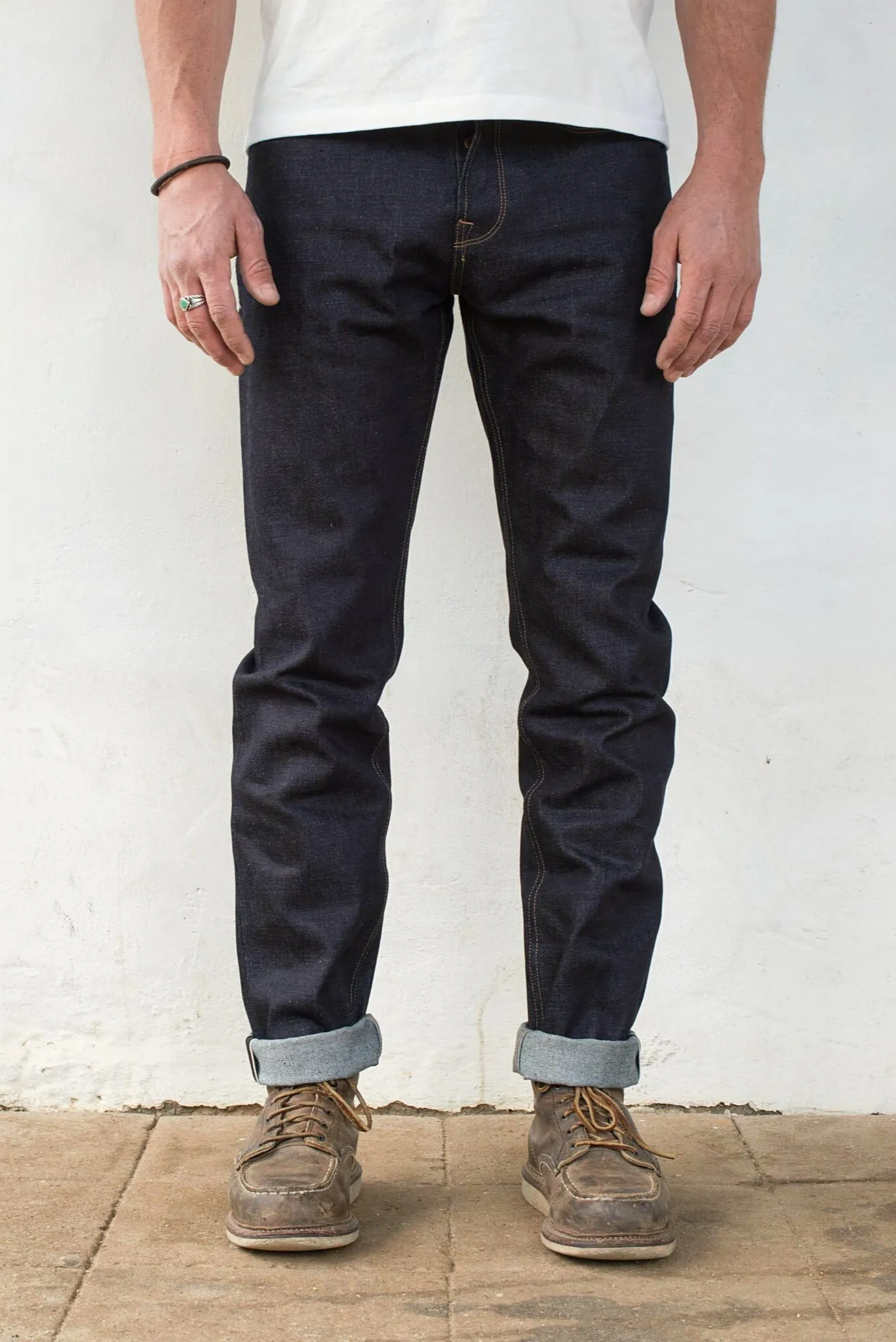 Portola Classic Taper | 14.5 oz Blue Denim | Freenote Cloth sold by Man Ready