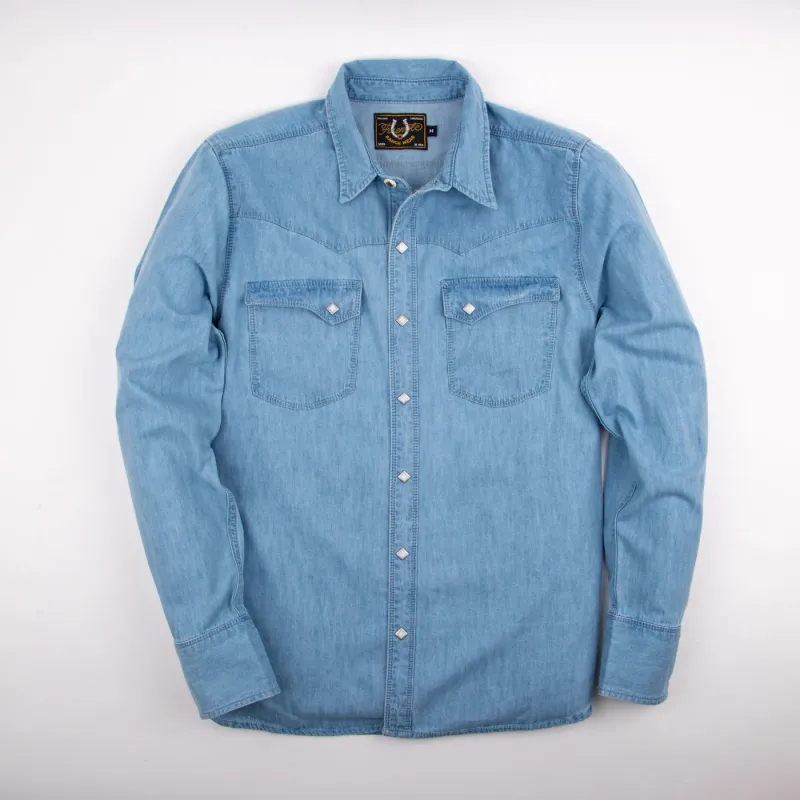 Calico Shirt | Bleach | Freenote Cloth sold by Man Ready