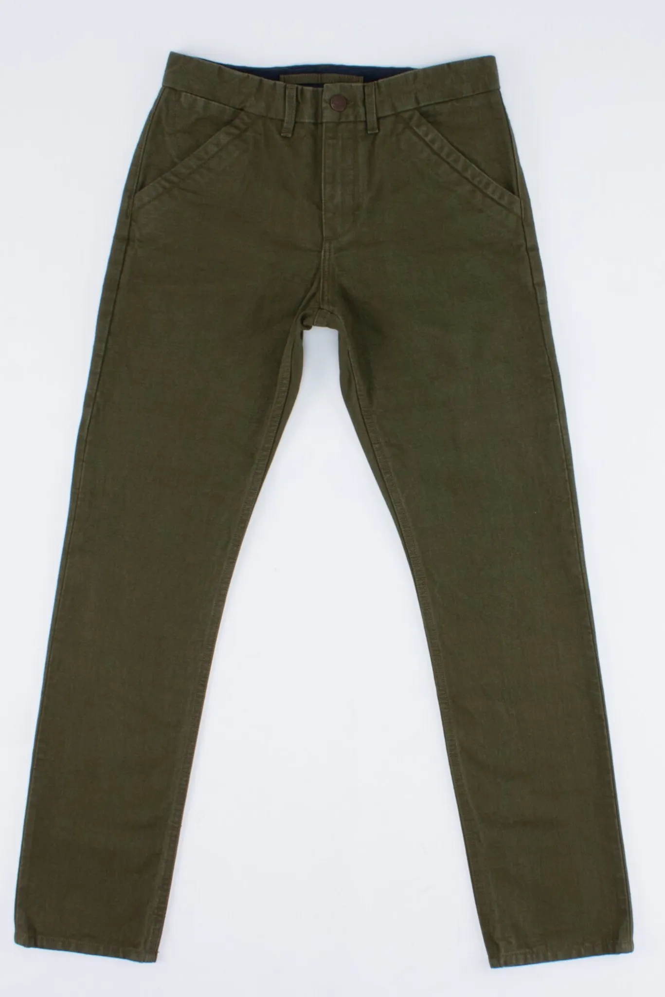 Workers Chino | 14 oz. Army | Freenote Cloth sold by Man Ready