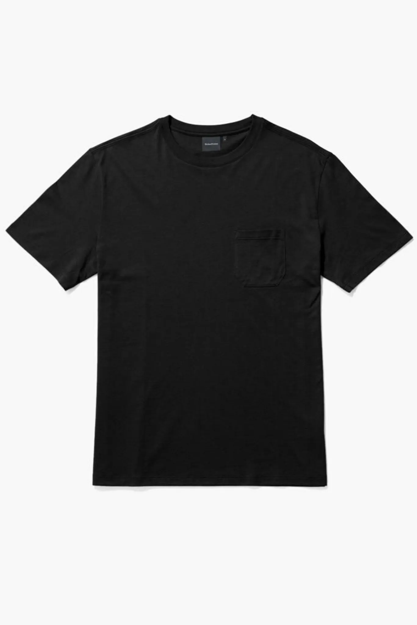 Men's Pima Crew Pocket Tee | Black | Richer Poorer sold by Man Ready
