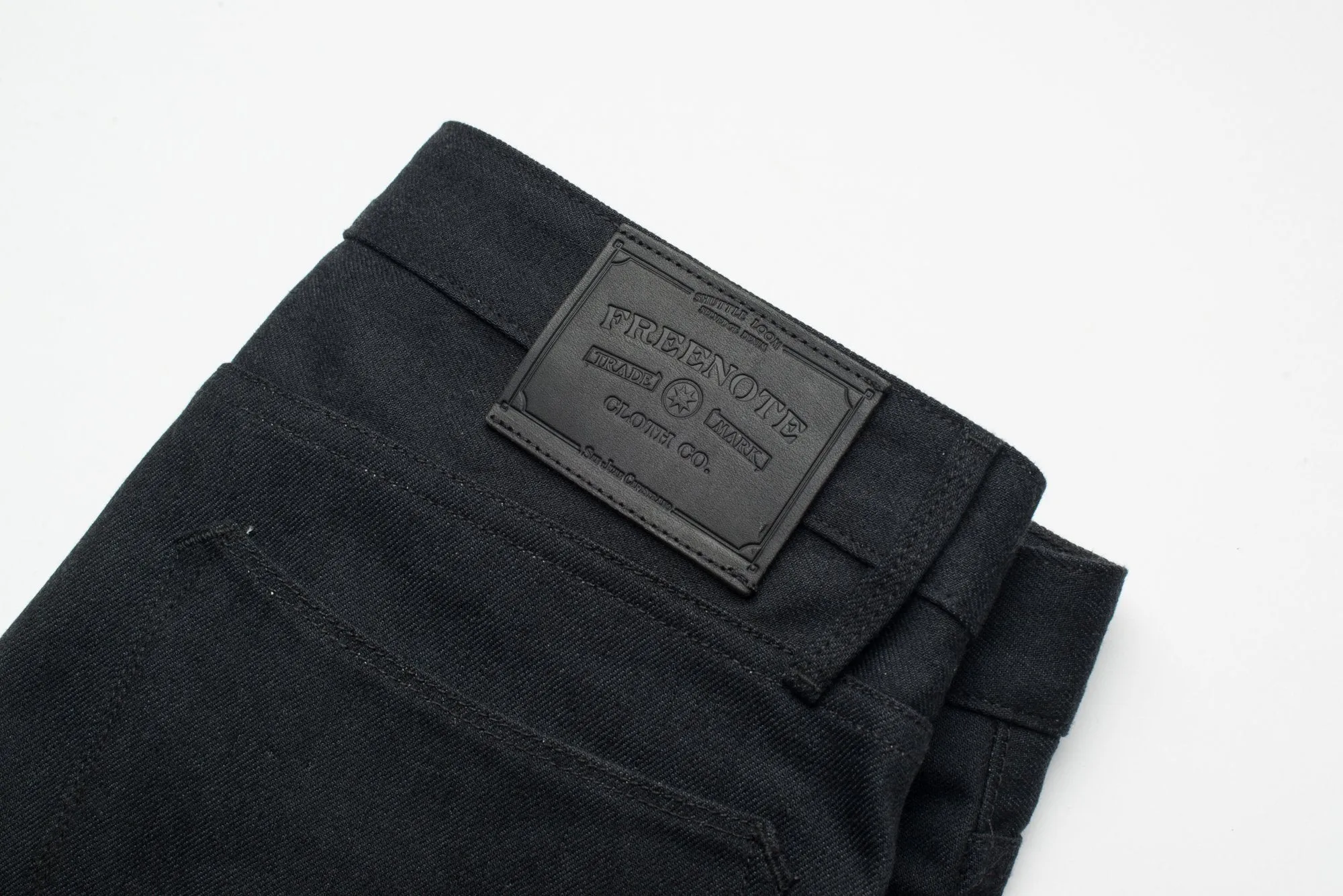 Portola Classic Taper | Black Grey 14oz Denim | Freenote Cloth sold by Man Ready product image thumbnail 2