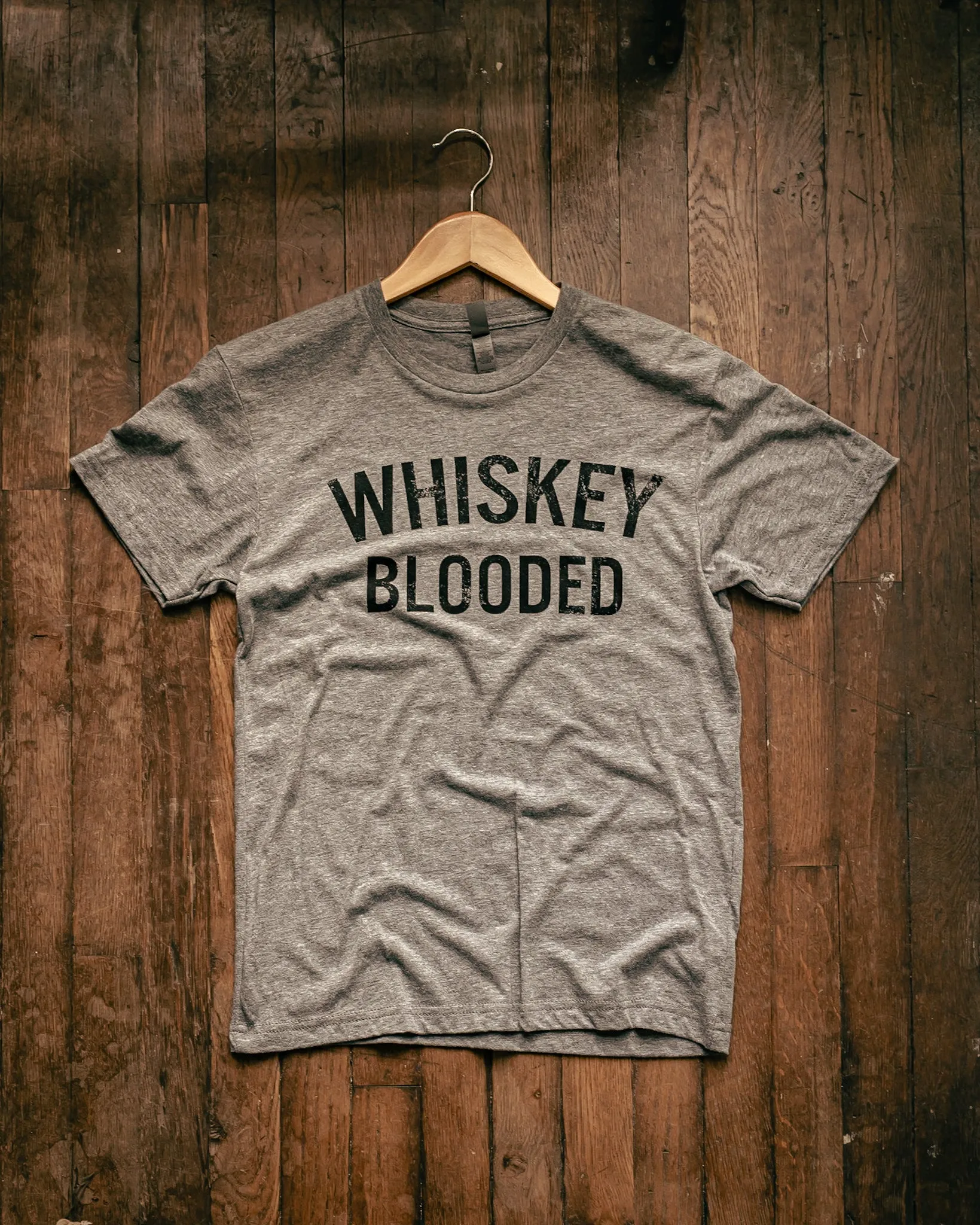 Graphic Tee | Whiskey Blooded | Grey | Manready Mercantile sold by Man Ready