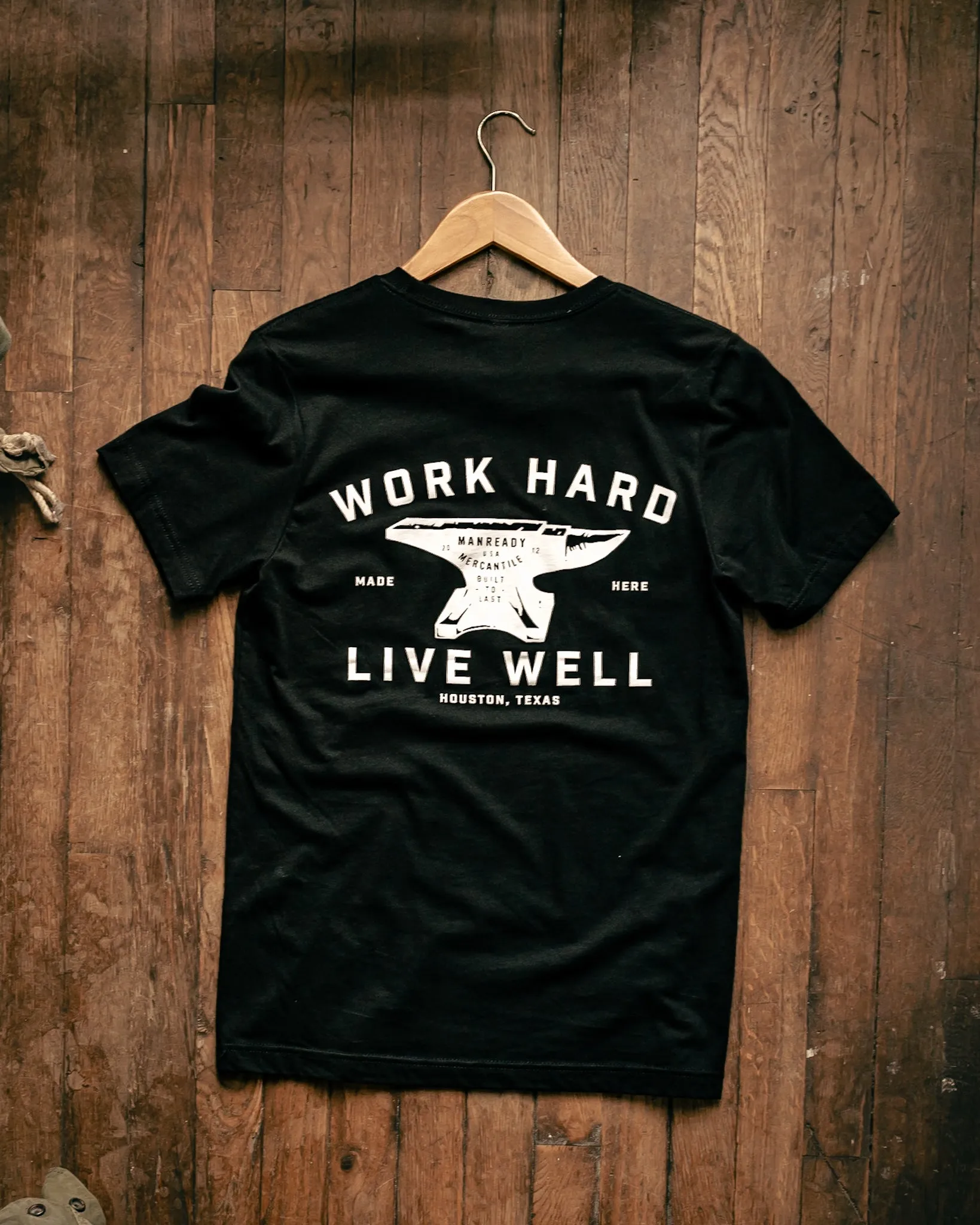 Graphic Tee | Anvil | Black | Manready Mercantile sold by Man Ready