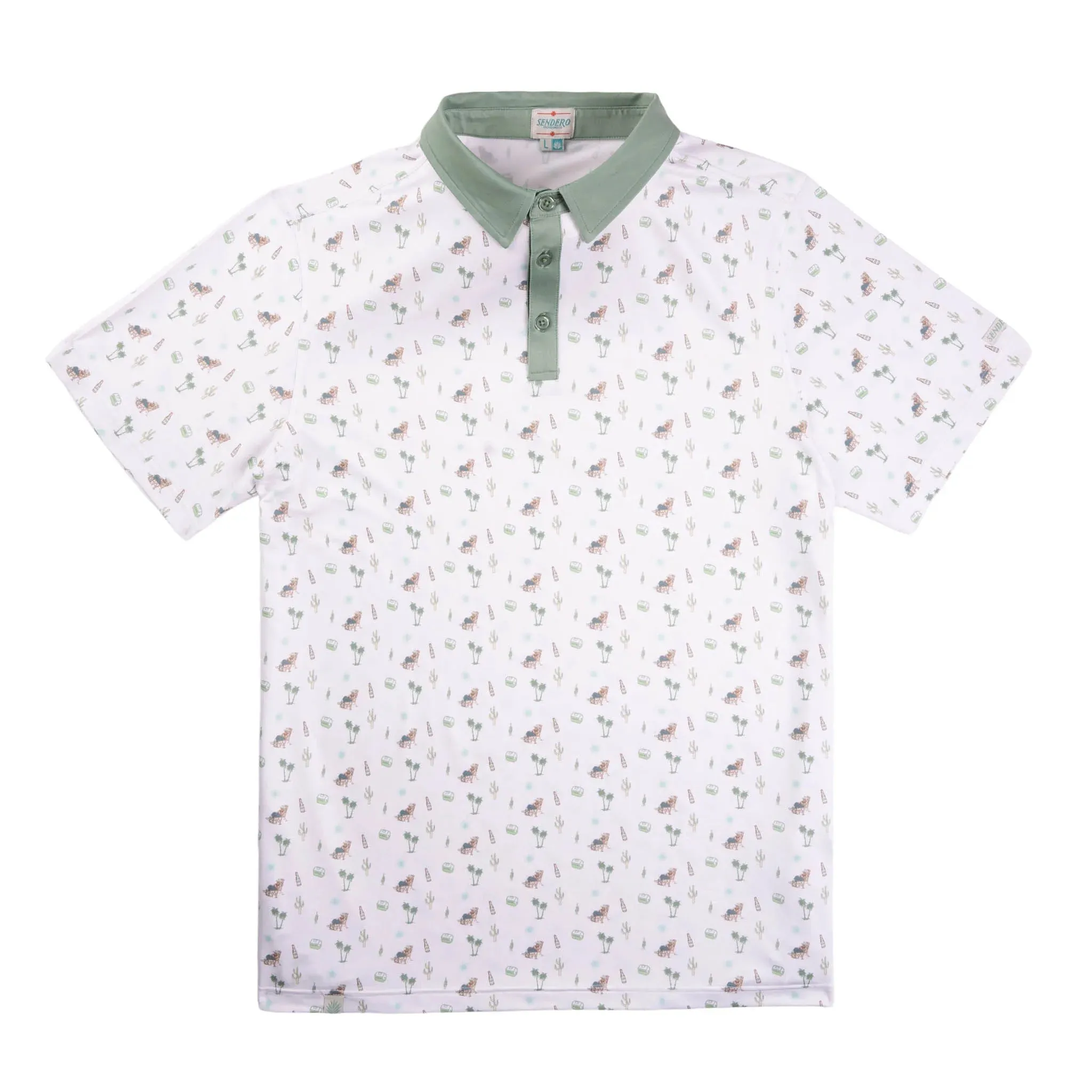 High Noon Performance Polo | Oasis | Sendero Provisions Co sold by Man Ready