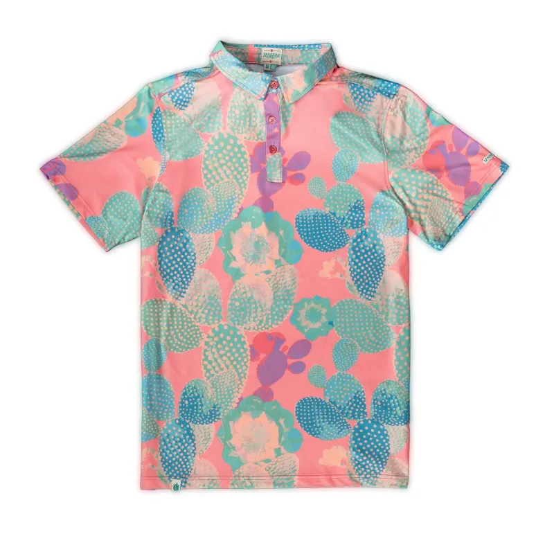 High Noon Performance Polo | Nopal Cosmico | Sendero Provisions Co made by Sendero Provisions CO