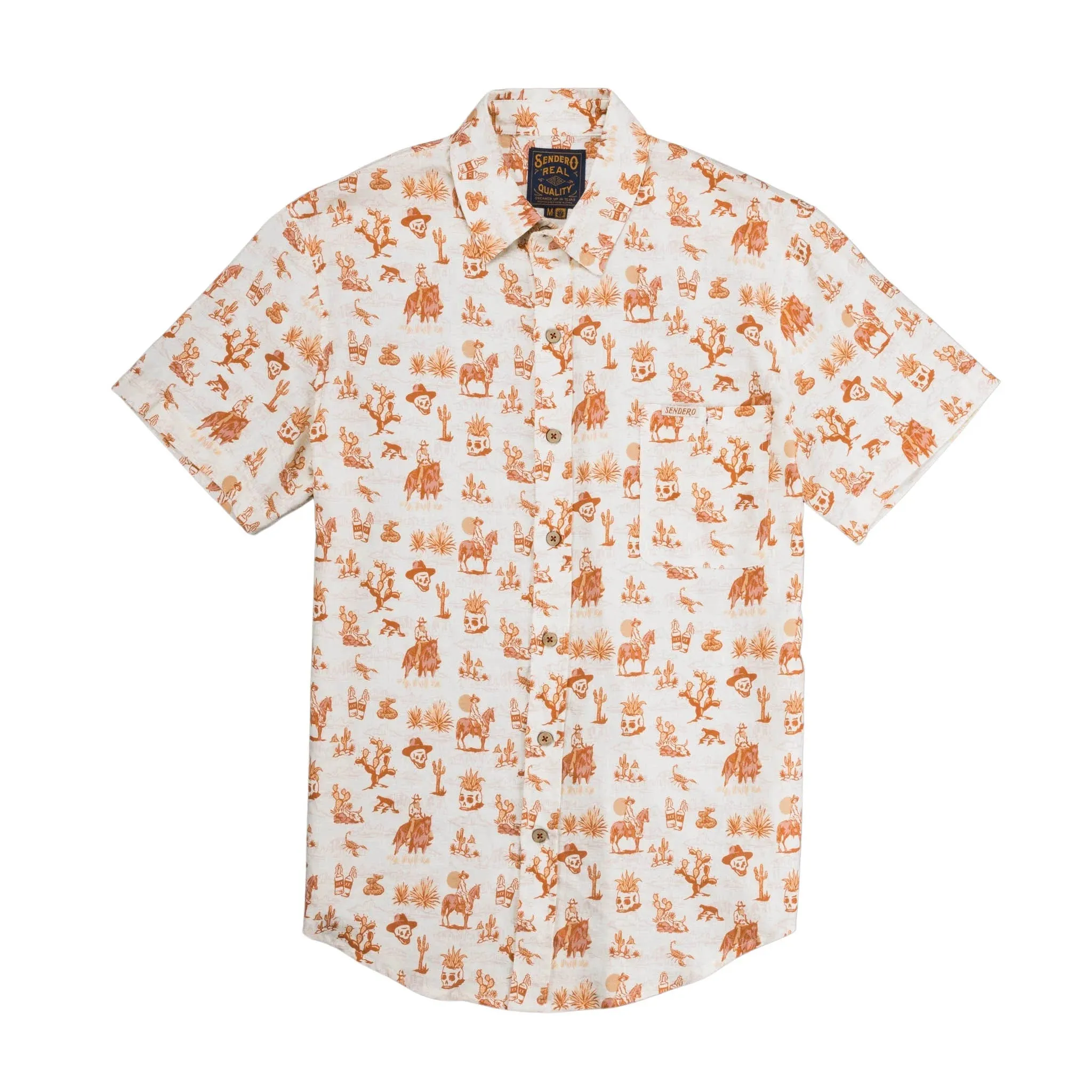City Slicker Button Up Short Sleeve | Muertos | Sendero Provisions Co sold by Man Ready