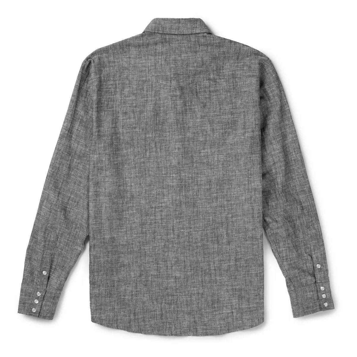 Reagan Pearl Snap Hemp | Washed Black | Seager Co. sold by Man Ready product image thumbnail 2