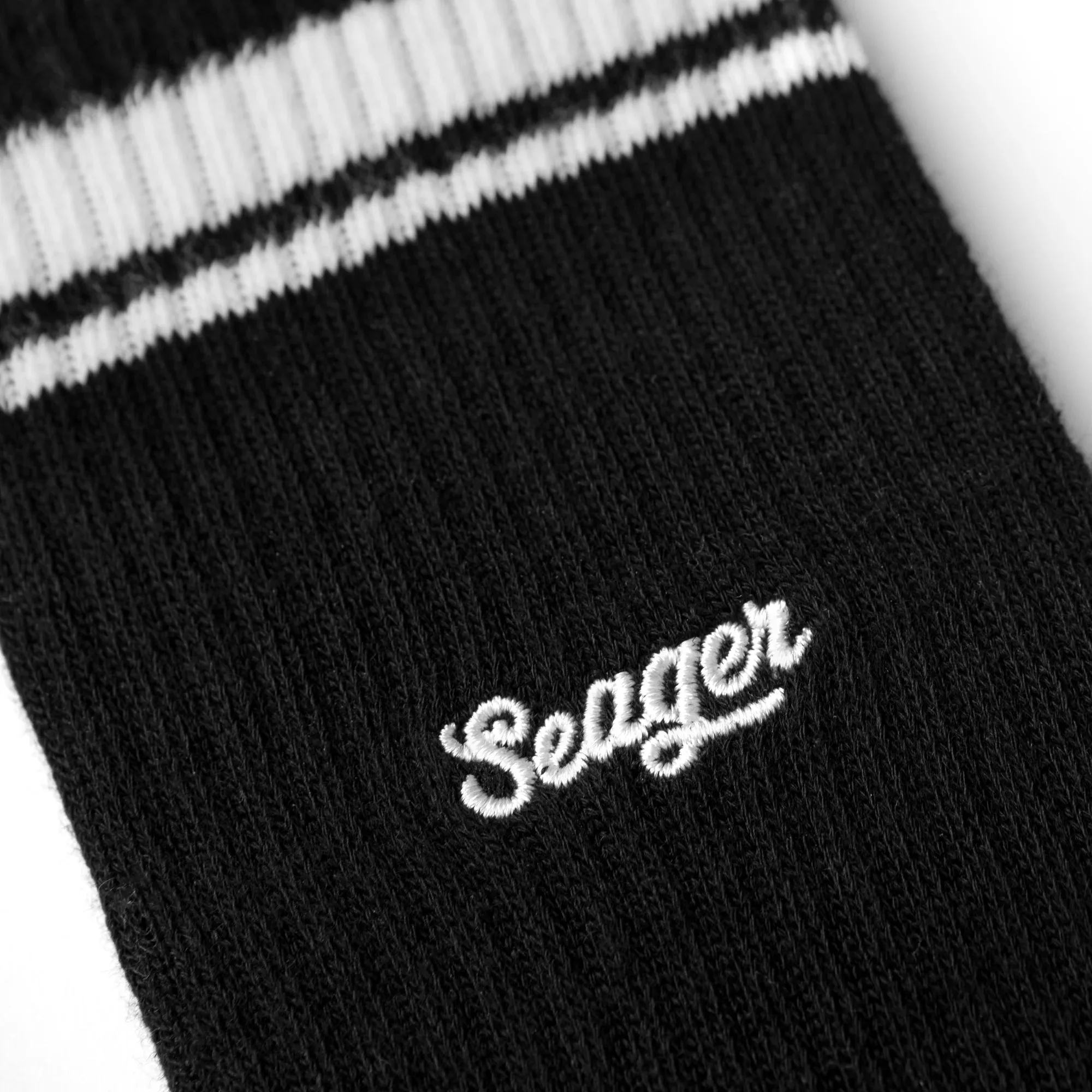 Daily Crew Socks | Black & White | Seager Co. sold by Man Ready product image thumbnail 3