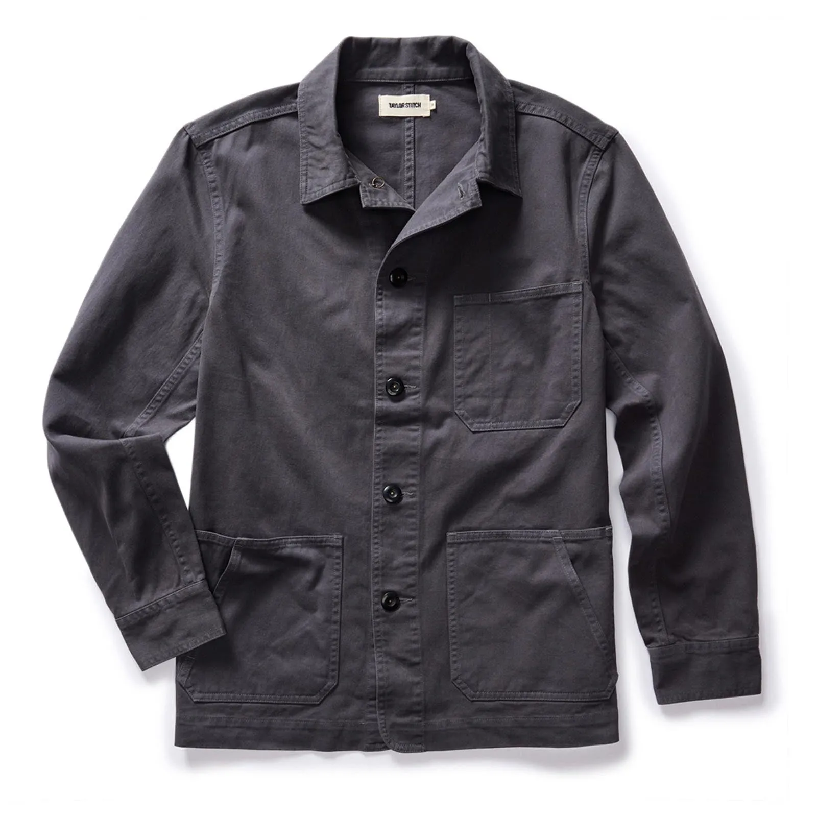 Ojai Chore Coat | Organic Charcoal | Taylor Stitch sold by Man Ready