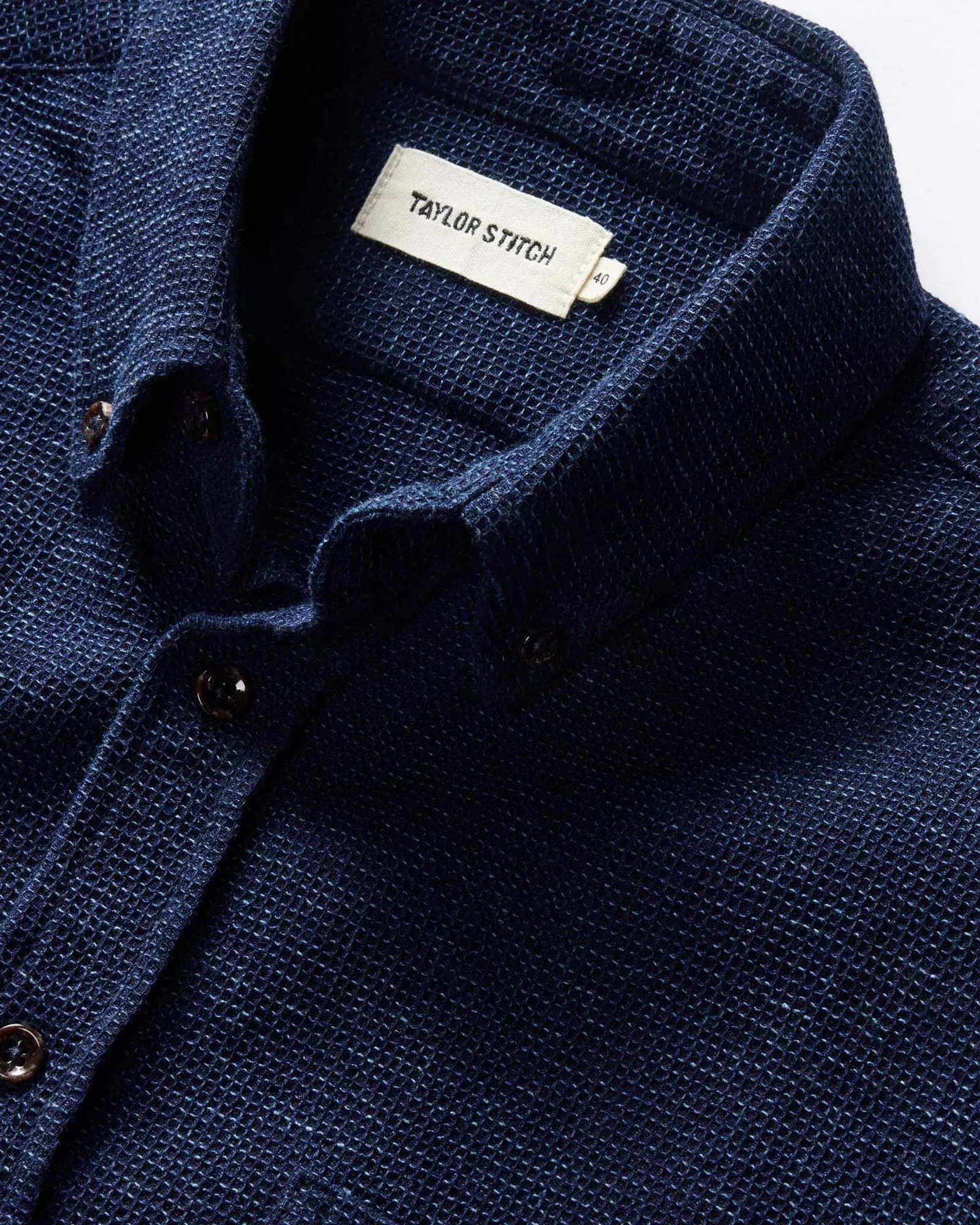 The Jack | Rinsed Indigo Waffle | Taylor Stitch sold by Man Ready product image thumbnail 2