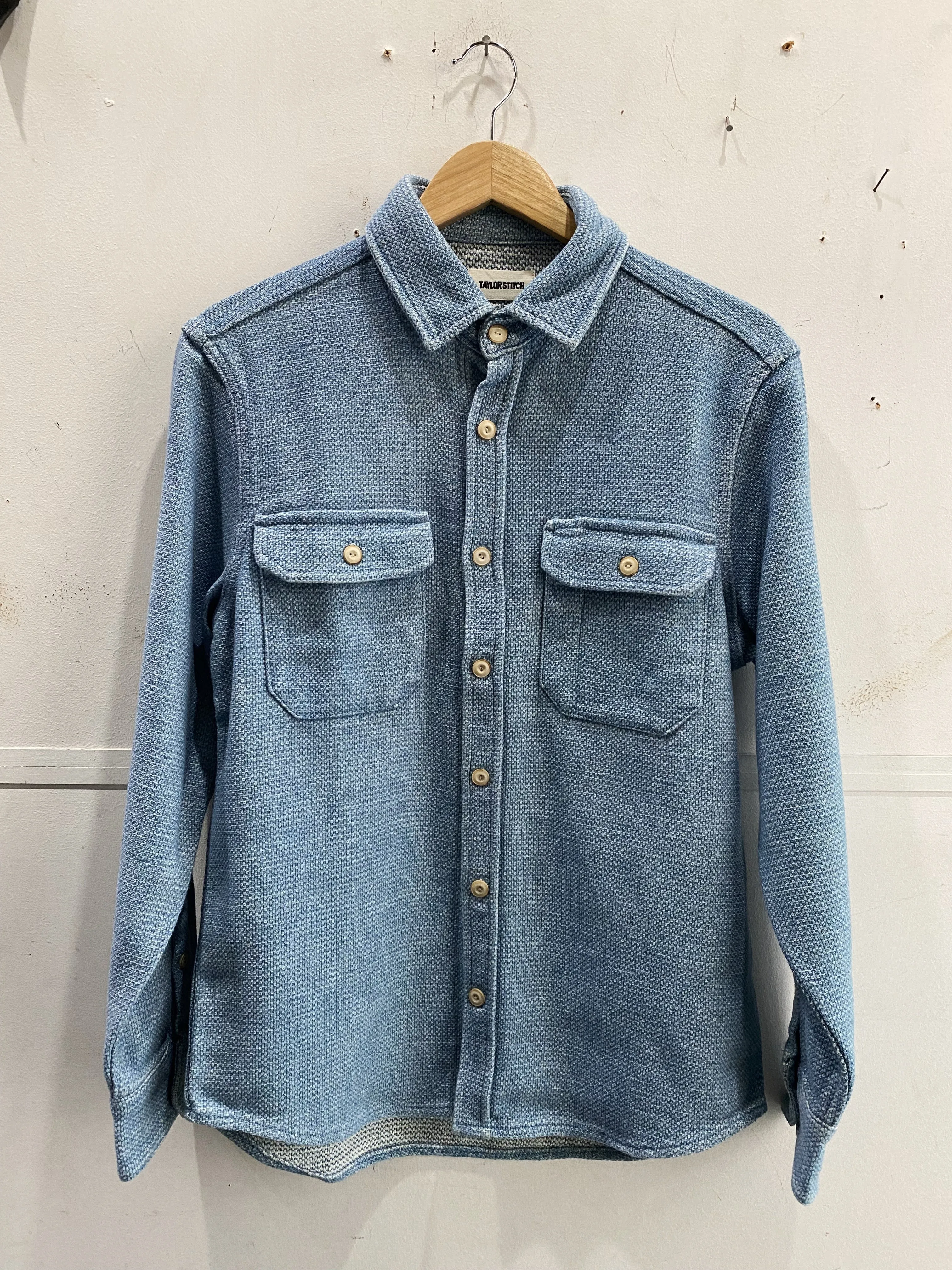 The Division Shirt | Washed Indigo | Taylor Stitch sold by Man Ready