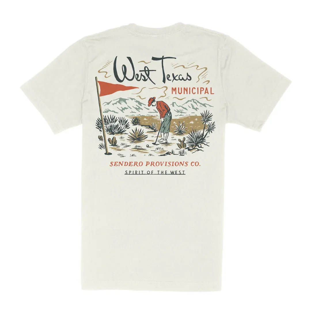 West Texas Municipal Tee | Vintage White | Sendero Provisions Co sold by Man Ready