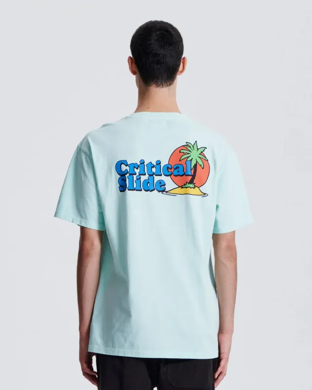 Castaway Tee | Ice | Critical Slide sold by Man Ready
