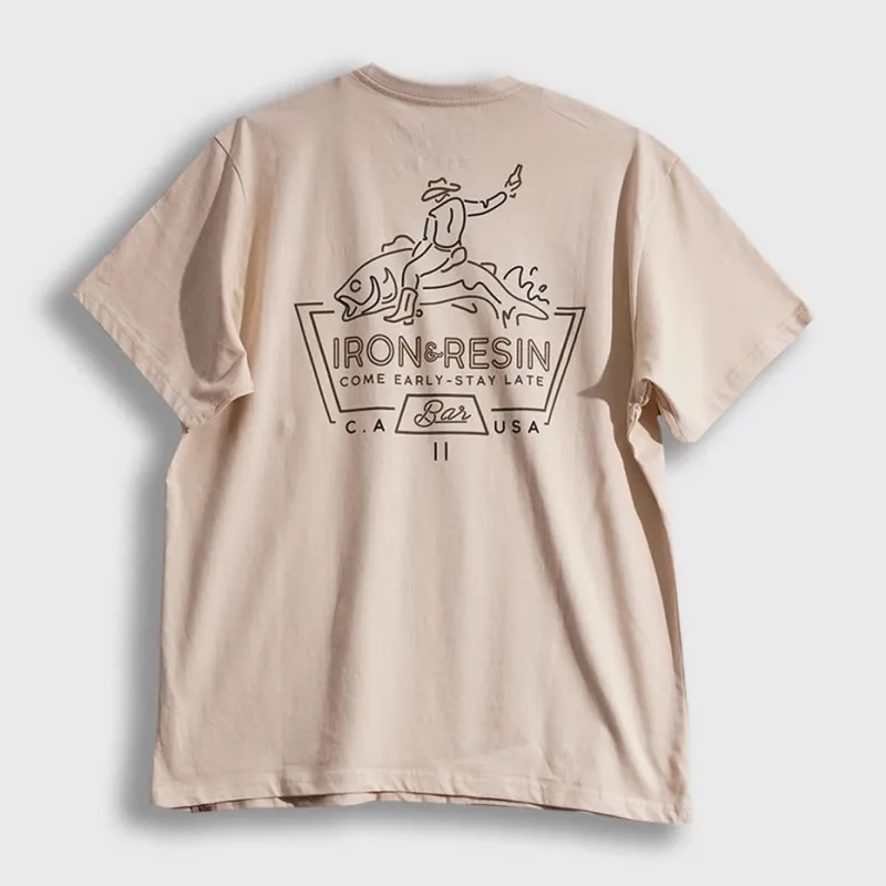 Rodeo Pocket Tee | Natural | Iron & Resin sold by Man Ready