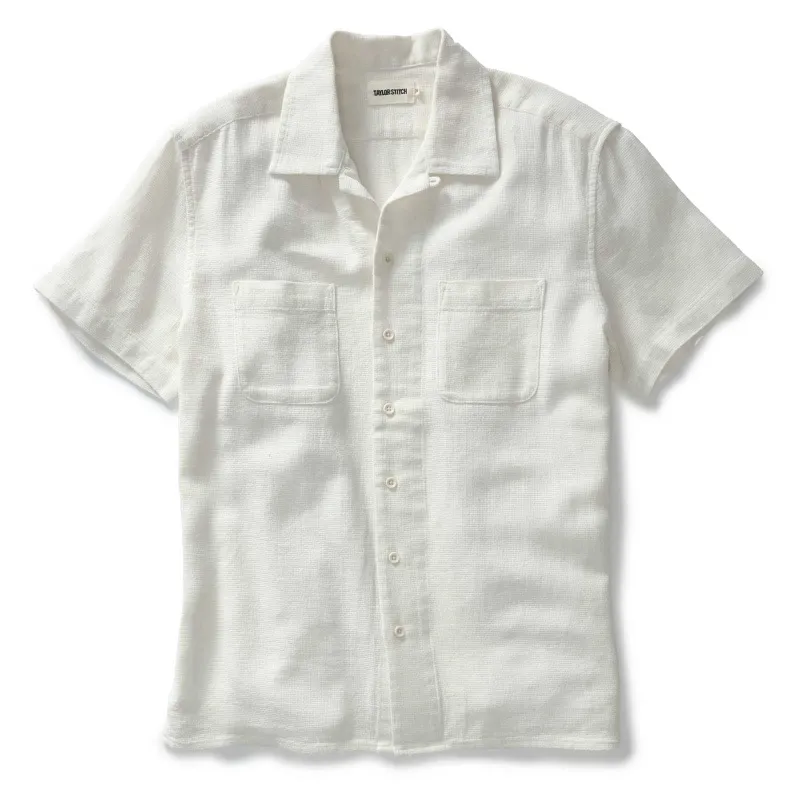 The Conrad Shirt | Vintage White Linen | Taylor Stitch made by Man Ready