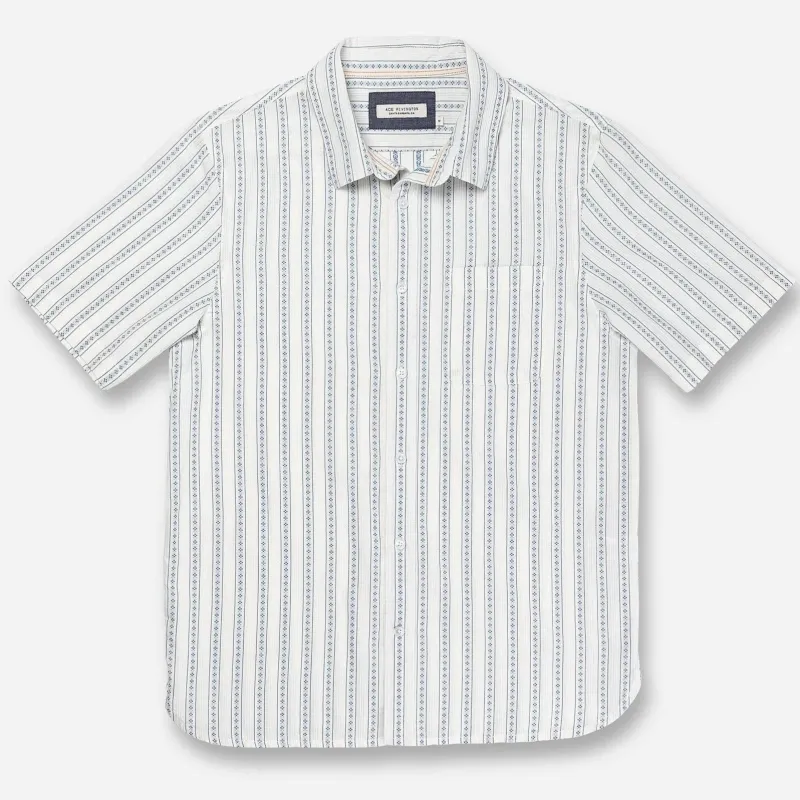 Light Weight Tailored Shirt | Diamond Stripe | Ace Rivington sold by Man Ready