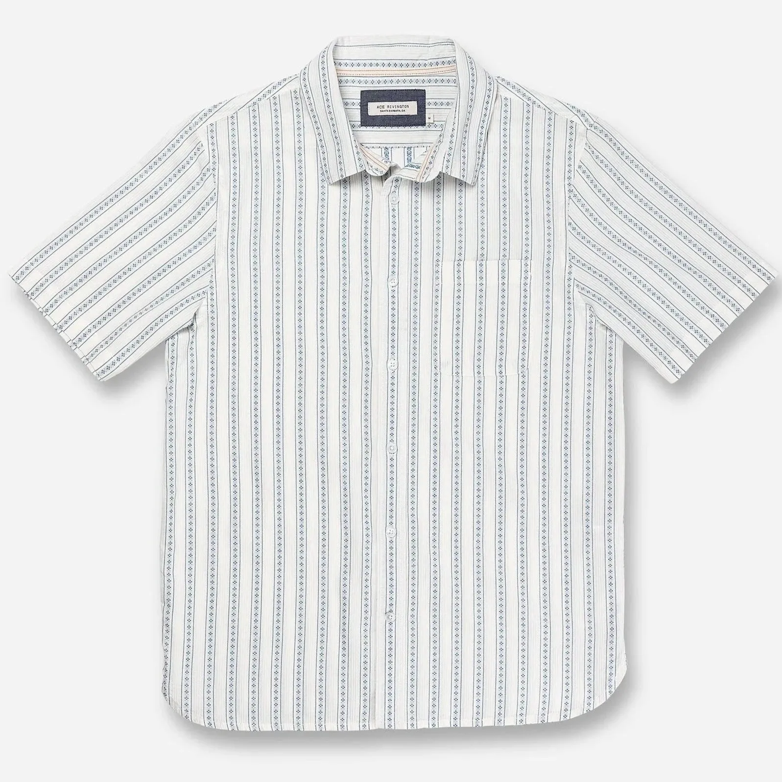 Light Weight Tailored Shirt | Diamond Stripe | Ace Rivington sold by Man Ready
