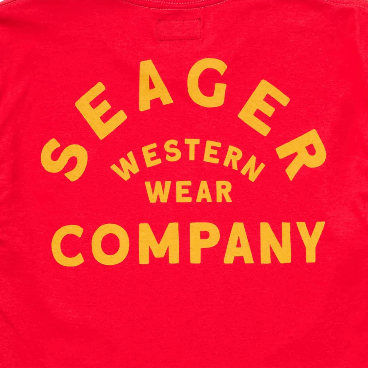 Austin Tee | Red | Seager Co. sold by Man Ready product image thumbnail 4