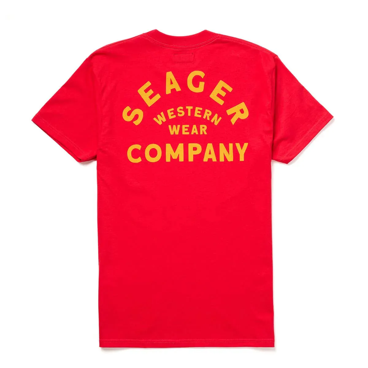 Austin Tee | Red | Seager Co. sold by Man Ready