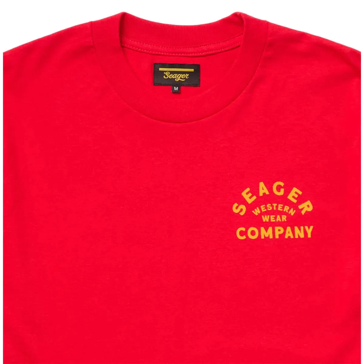 Austin Tee | Red | Seager Co. sold by Man Ready product image thumbnail 3