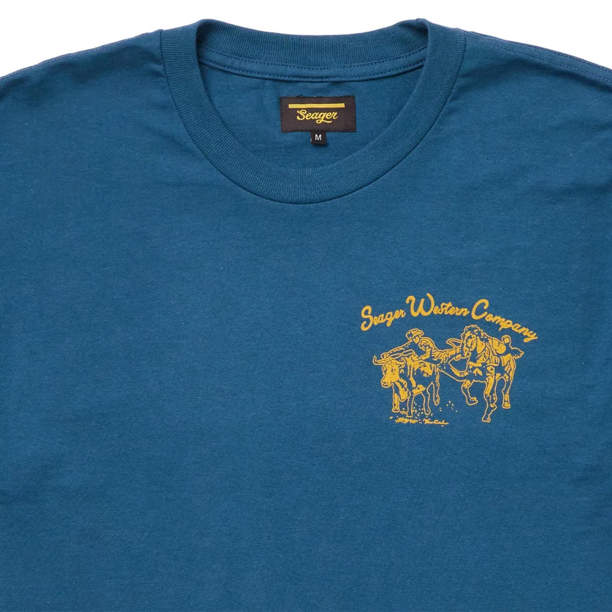 Los Rios Tee | Blue | Seager Co. sold by Man Ready product image thumbnail 4