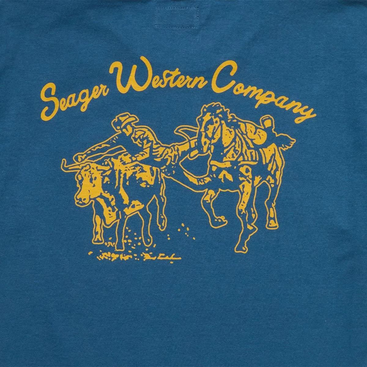 Los Rios Tee | Blue | Seager Co. sold by Man Ready product image thumbnail 3